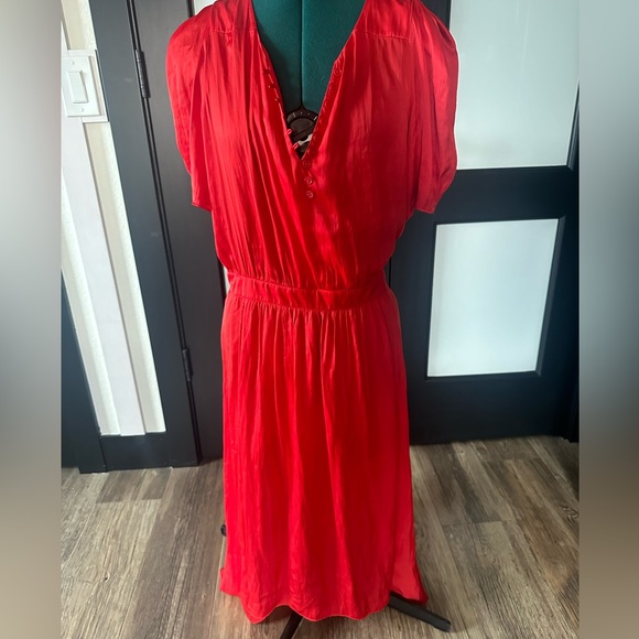 Zadig & Voltaire new red dress size large - Picture 11 of 11